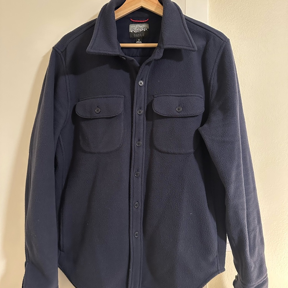 JCrew Nordic Fleece Shirt Jacket
